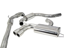 Seat Leon FR 2.0 T FSI 200-211PS (1P-Mk2) 06-13 Turboback-sportavgassystem (Med Sportkatalysator & Ljuddämpare) Cobra Sport